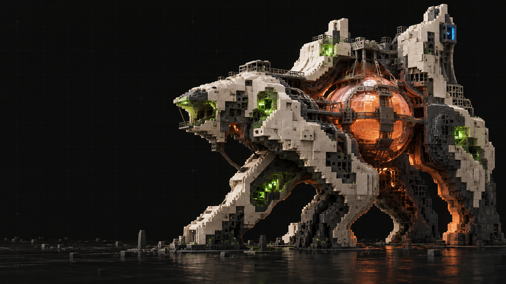 An unfamiliar modular entity with a persistent functional core